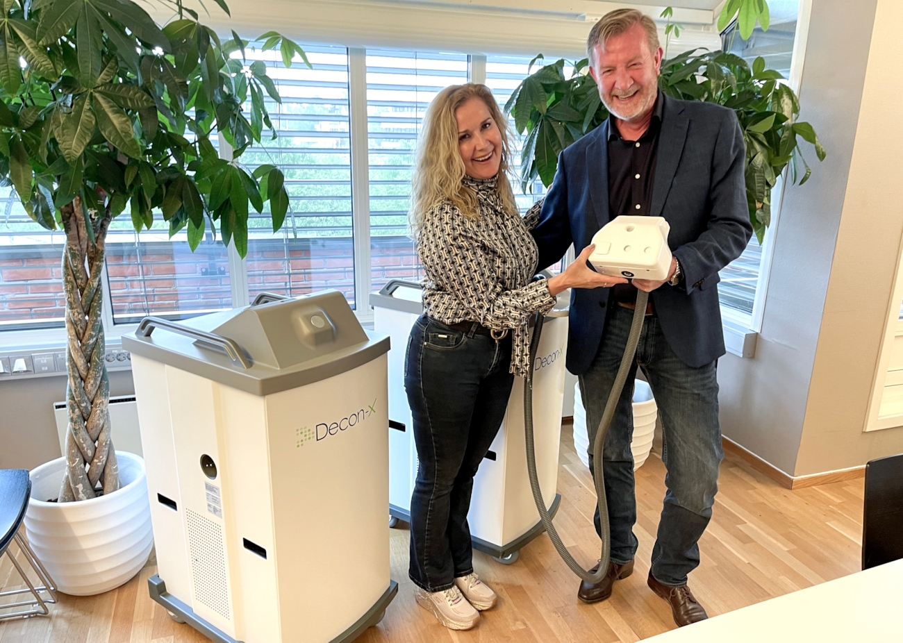 NHO Geneo direktør Karita Bekkemellem og Decon-X gründer Bjørn Platou